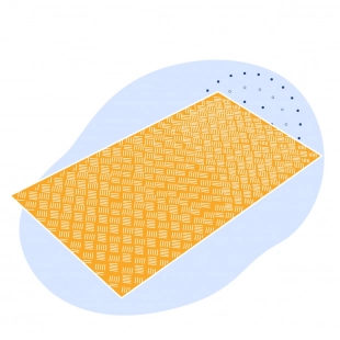 Алюминиевый рифленый лист даймонд 6х1200х3000 мм АМцС