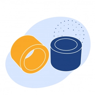 Втулка бронзовая 50 мм БРОФ10-1