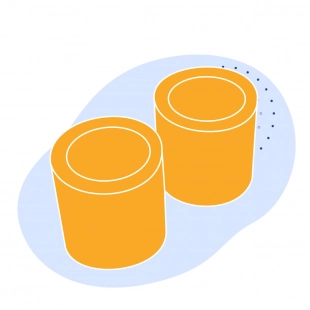 Капролоновая втулка 270х1400 мм белая ПА 6