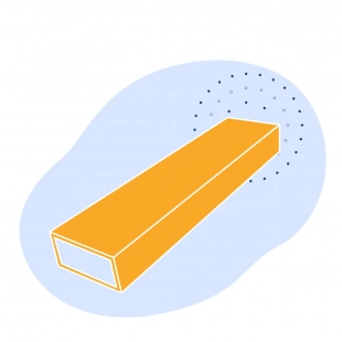 Оцинкованная прямоугольная труба 140х120х8 мм ст10 ГОСТ 8645-68