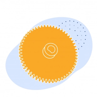 Шестерня стальная М2.5 мм 40Х