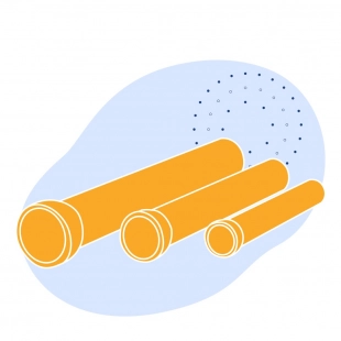 Стеклопластиковая труба линейная 150х9.7 ГОСТ Р 53201-2008