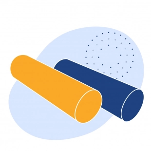 Текстолит стержневой 25x450 мм ГОСТ 5385-74