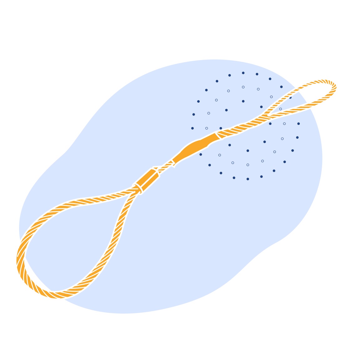 Строп грузовой канатный УСК1 3.2 т 2 м