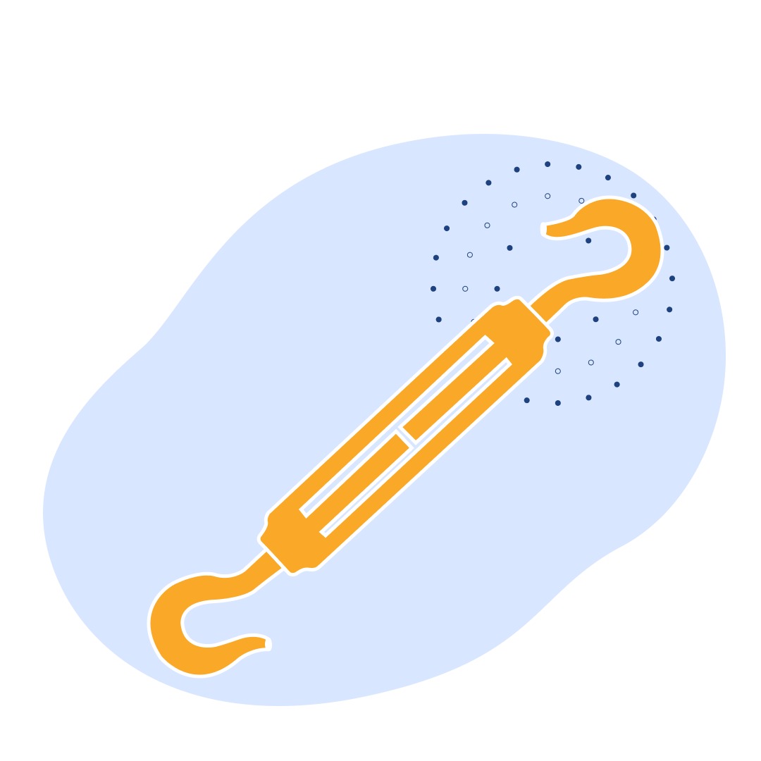 Талреп вилка-вилка М36 ОШ (с открытой штампованной муфтой) ВВ ГОСТ 9690-71