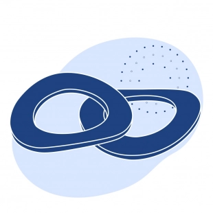 Шайба пружинная 45 мм AISI 316 DIN 127