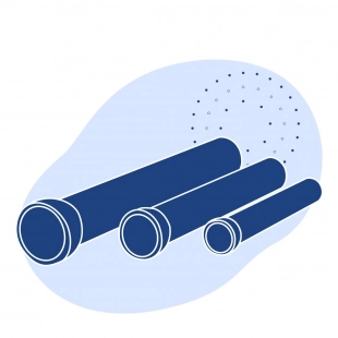 Стеклопластиковая труба линейная 150х9.7 ГОСТ Р 53201-2008