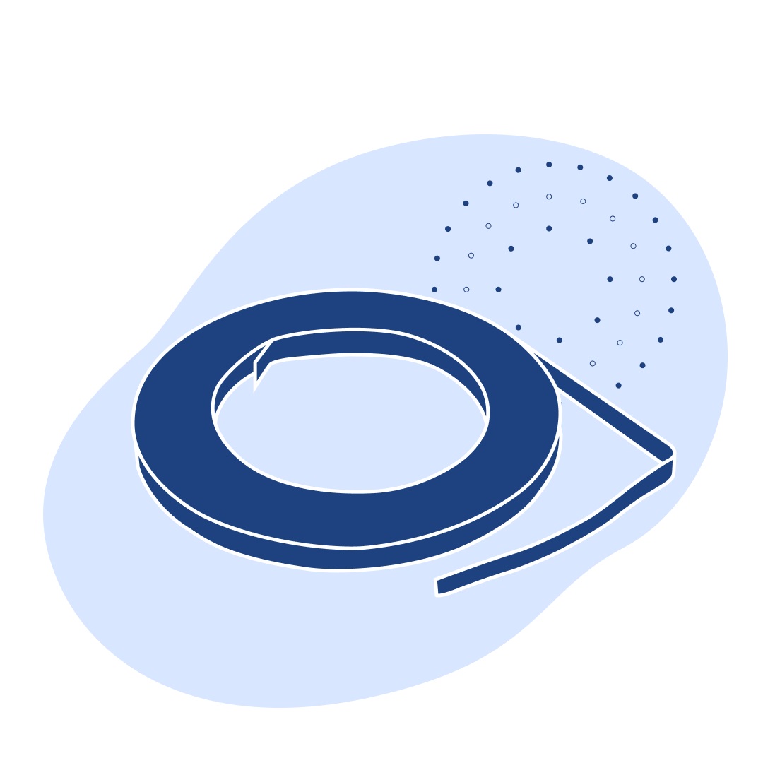 Лента с полимерным покрытием 2 мм ПУ ГОСТ 34180-2017